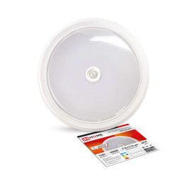 Светильник светодиодный СПБ-2Д-КРУГ 14Вт 4000К 1100лм 230В 210мм с датчиком бел. IN HOME 46906120206