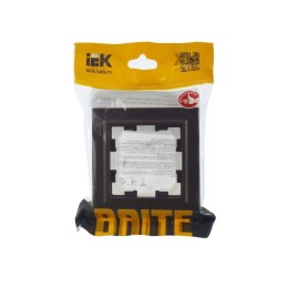 Рамка 1-м IP44 BRITE РУ-1-БрТБ-44 бронза IEK BR-M12-44-K45