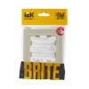Рамка 1-м BRITE РУ-1-БрКр беж. IEK BR-M12-K10