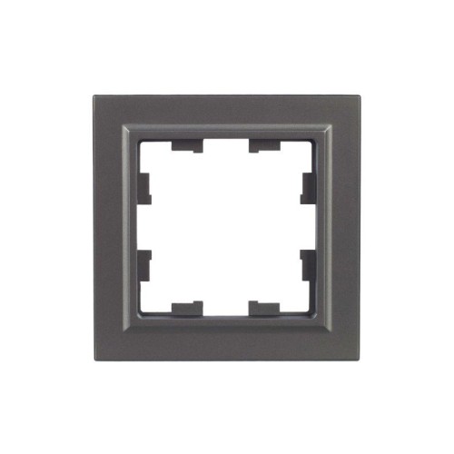 Рамка 1-м BRITE РУ-1-БрС сталь IEK BR-M12-K46