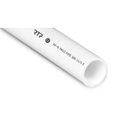 Труба PPR 140х12.7 PN10 бел. (дл.4м) RTP 15660