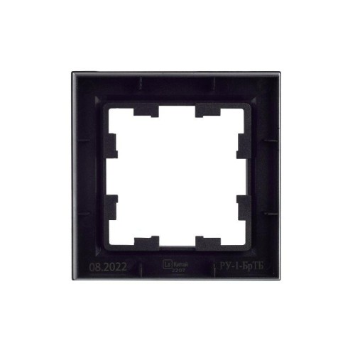 Рамка 1-м BRITE РУ-1-БрТБ бронза IEK BR-M12-K45