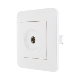 Розетка телевизионная оконечная TV СП Karina механизм жемчуж./бел. перламутр. LEZARD 707-3088-130