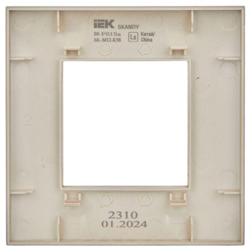 Рамка 1-м SKANDY SK-F01Sa песочн. IEK SK-M12-K98