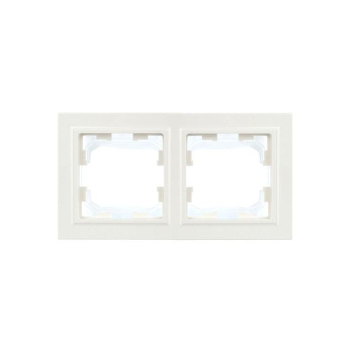 Рамка 2-м IP44 BRITE РУ-2-БрБ-44 бел. IEK BR-M22-44-K01
