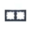 Рамка 2-м IP44 BRITE РУ-2-БрМ-44 маренго IEK BR-M22-44-K35