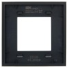 Рамка 1-м SKANDY SK-F21G стекло графит IEK SK-M12-G-K53