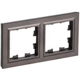 Рамка 2-м IP44 BRITE РУ-2-БрТБ-44 бронза IEK BR-M22-44-K45