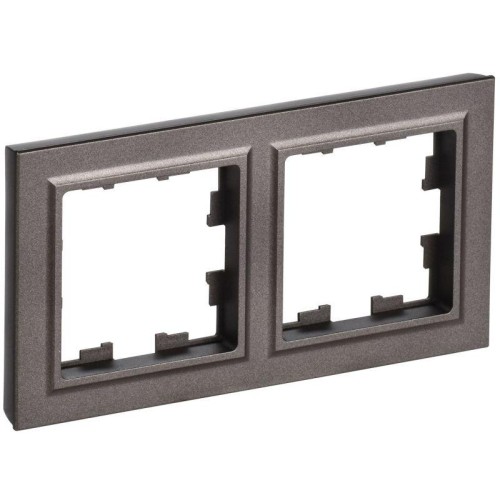 Рамка 2-м IP44 BRITE РУ-2-БрТБ-44 бронза IEK BR-M22-44-K45
