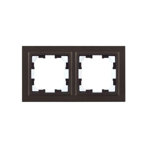 Рамка 2-м IP44 BRITE РУ-2-БрТБ-44 бронза IEK BR-M22-44-K45
