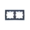 Рамка 2-м IP44 BRITE РУ-2-БрТБ-44 бронза IEK BR-M22-44-K45