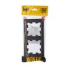 Рамка 2-м IP44 BRITE РУ-2-БрТБ-44 бронза IEK BR-M22-44-K45