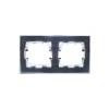 Рамка 2-м IP44 BRITE РУ-2-БрШ-44 шампань IEK BR-M22-44-K37