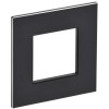 Рамка 1-м SKANDY SK-F31Bl металл черн. IEK SK-M12-M-K02