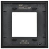 Рамка 1-м SKANDY SK-F31Bl металл черн. IEK SK-M12-M-K02