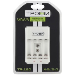 Устройство зарядное TR-120 (4хAA/4хAAA/1х9В"Крона") Трофи C0031279