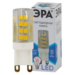 Лампа светодиодная JCD-3.5w-220V-corn ceramics-840-G9 280лм ЭРА Б0027862