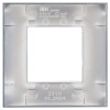Рамка 1-м SKANDY SK-F31N металл никель IEK SK-M12-M-K50