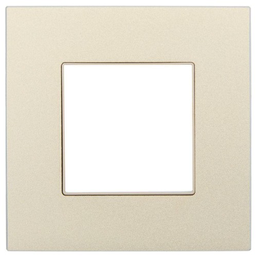 Рамка 1-м SKANDY SK-F31Sh металл шампань IEK SK-M12-M-K37