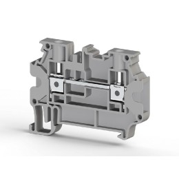 Клеммник на DIN-рейку 4кв.мм 2 ряда перем. сер. AVK 4R Klemsan 304390