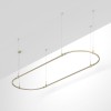 Трек ART-APRIORI-OVAL-HANG-3000х1000 OG IP20 метал. Arlight 054413