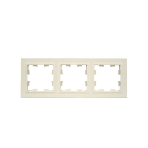 Рамка 3-м BRITE РУ-3-БрКр беж. IEK BR-M32-K10