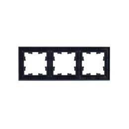 Рамка 3-м BRITE РУ-3-БрМ маренго IEK BR-M32-K35