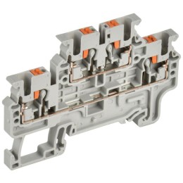 Колодка клеммная CP-ML 2 ур. 2.5кв.мм сер. IEK YCT23-00-2-K03-002