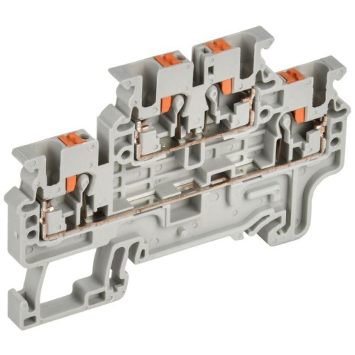 Колодка клеммная CP-ML 2 ур. 2.5кв.мм сер. IEK YCT23-00-2-K03-002