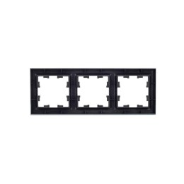 Рамка 3-м BRITE РУ-3-БрС сталь IEK BR-M32-K46