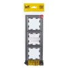 Рамка 3-м BRITE РУ-3-БрС сталь IEK BR-M32-K46