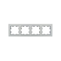 Рамка 4-м BRITE РУ-4-БрА алюм. IEK BR-M42-K47