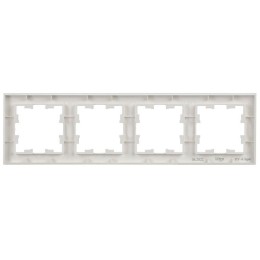 Рамка 4-м BRITE РУ-4-БрБ бел. IEK BR-M42-K01