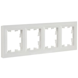 Рамка 4-м BRITE РУ-4-БрБ бел. IEK BR-M42-K01