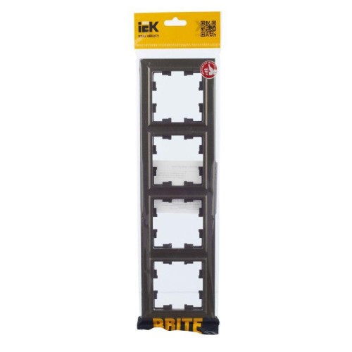 Рамка 4-м BRITE РУ-4-БрТБ бронза IEK BR-M42-K45