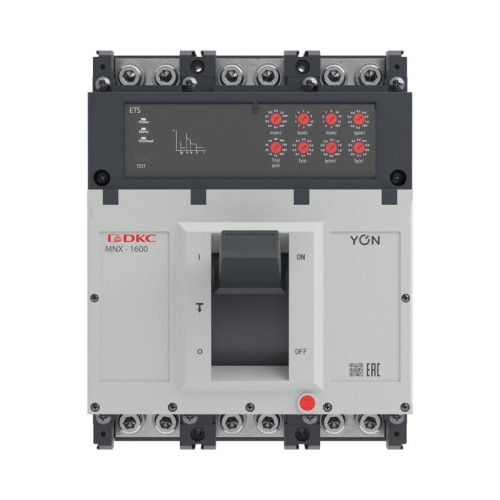 Выключатель автоматический в литом корпусе YON pro MNX1600M 3P 800А 100кА при AC415V расц. ETS YON M