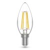 Лампа светодиодная филаментная Basic Filament 5Вт Свеча 4000К E14 600лм GAUSS 50312252