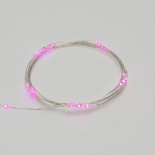 Гирлянда светодиодная "Роса" 2м 20LED роз. 2Вт 4.5В IP20 провод прозр. Neon-Night 303-007