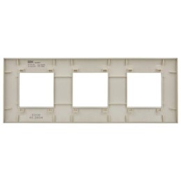 Рамка 3-м SKANDY SK-F01B беж. IEK SK-M32-K10