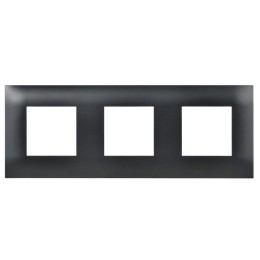 Рамка 3-м SKANDY SK-F03Bl черн. IEK SK-M32-K02