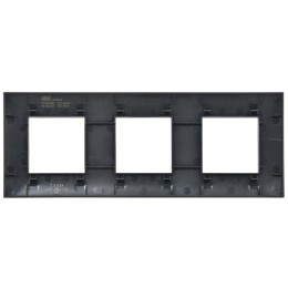 Рамка 3-м SKANDY SK-F03Bl черн. IEK SK-M32-K02