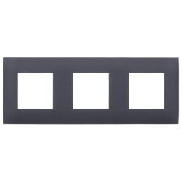 Рамка 3-м SKANDY SK-F03G графит IEK SK-M32-K53