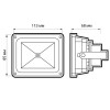 Прожектор светодиодный PFL-10W/RGB-RC/GR 10Вт IP65 ДО JazzWay 1005892