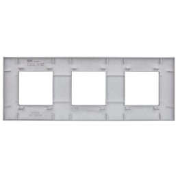 Рамка 3-м SKANDY SK-F03Gr сер. IEK SK-M32-K03