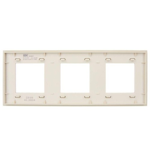 Рамка 3-м SKANDY SK-F23B стекло беж. IEK SK-M32-G-K10