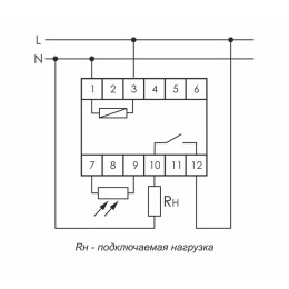 Фотореле AZ-112 (выносной герметичный фотодатчик монтаж на DIN-рейке 1 модуль 230В 16А) F&F EA01.001