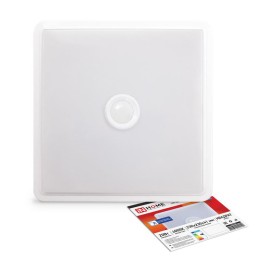 Светильник светодиодный СПБ-2Д-КВАДРАТ 20Вт 4000К 1400лм 230В 230мм с датчиком бел. IN HOME 46906120