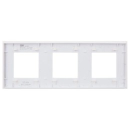Рамка 3-м SKANDY SK-F23W стекло арктич. бел. IEK SK-M32-G-K01