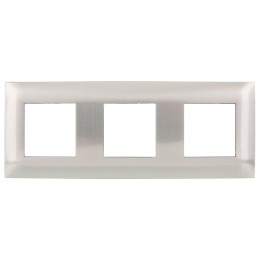 Рамка 3-м SKANDY SK-F33N металл никель IEK SK-M32-M-K50