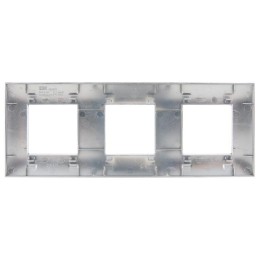Рамка 3-м SKANDY SK-F33N металл никель IEK SK-M32-M-K50